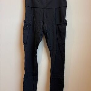 Athleta Midnight Black Leggings with Pockets